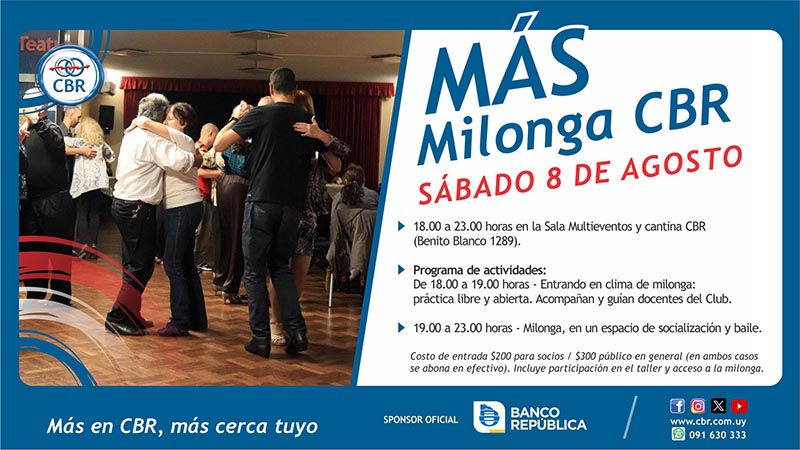 Baile milonga en CBR