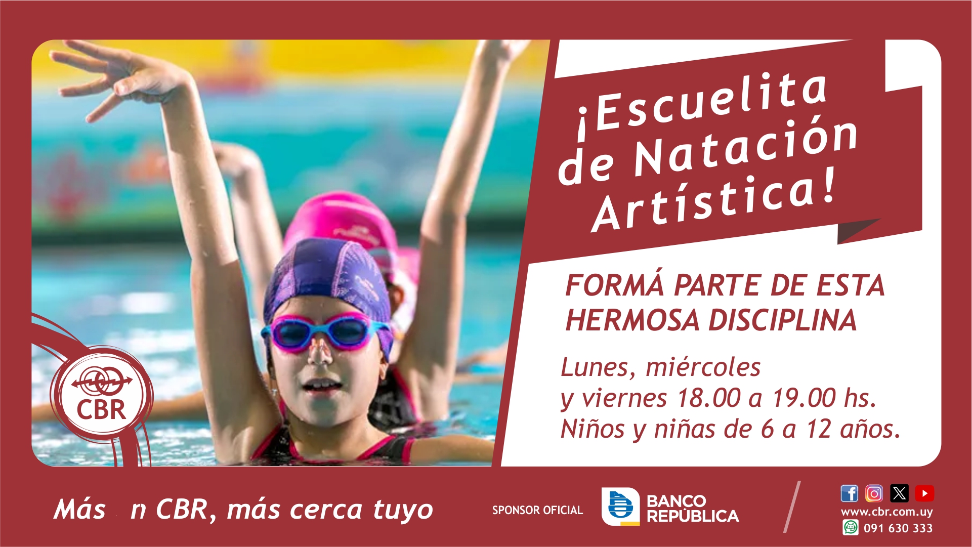 Escuelita natación artística